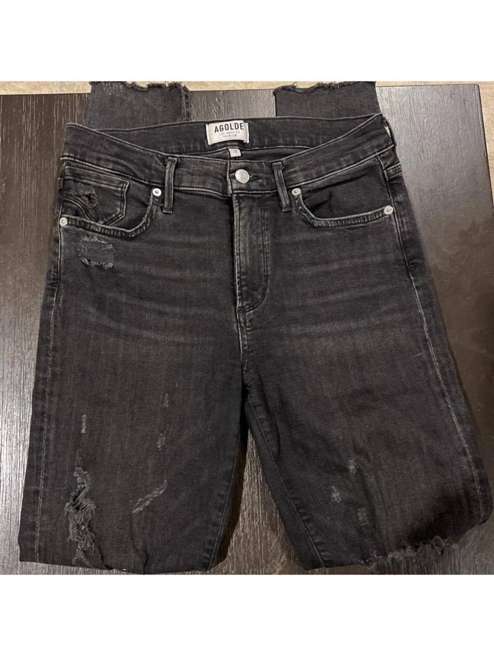 AGOLDE Sophie "Feel Good" Mid Rise Skinny Denim Jeans 28